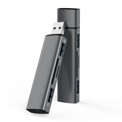 Качество USB-C концентратор для зарядки ROHS 2-в-1 со встроенным кард-ридером USB 3.0 OEM ODM фабрика