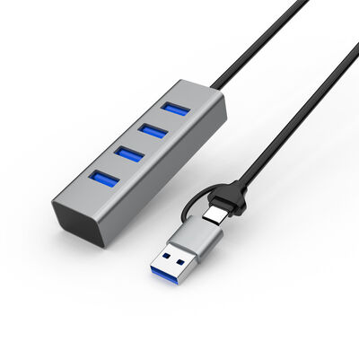 Calidad Extensión de 60 cm USB HUB de datos con doble interfaz USB3.0 HUB CE ROHS fábrica