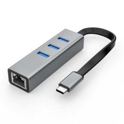 Qualité HUB USB C ODM Ethernet Gigabit Hub Flexible USB 3 Ethernet CE usine