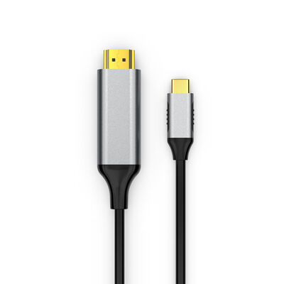 Kualitas 480Mbps Tipe C ke HDMI 8K Adaptor Kabel Video PD240W USB Tipe C ke HDMI 4K pabrik