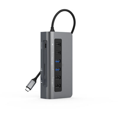 کیفیت آلومینیوم 9 پورت USB Hub Docking Station USB C 3.2 Gen 1 5Gbps کارخانه