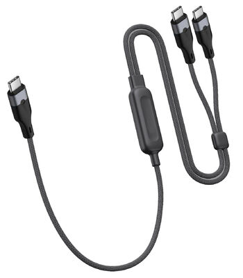 Calidad Adaptador de cable USB de 140W 2 en 1 USB C a USB Cable 2.0 Cable de datos fábrica