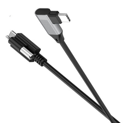 Calidad Cable USB C con tornillo a 90 grados de 5 m, cable USB C de alta velocidad con aprobación ROHS fábrica