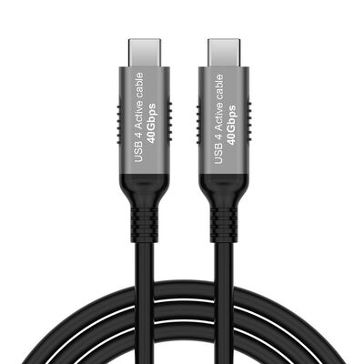 Kualitas Kabel USB 4 Aktif Reversibel Transmisi Video USB C Tanpa Latensi pabrik