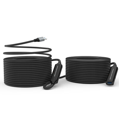 Calidad Cable de extensión USB 3.0 activo de 10 metros con dos amplificadores de señal fábrica