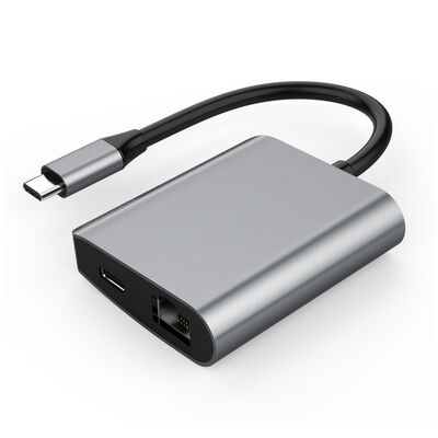 Qualité Adaptateur réseau externe USB C 3.2 Gen1 Splitter avec chargeur PD 100W usine
